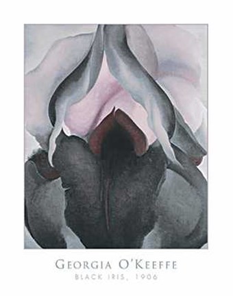 Framed Black Iris 1906 Print