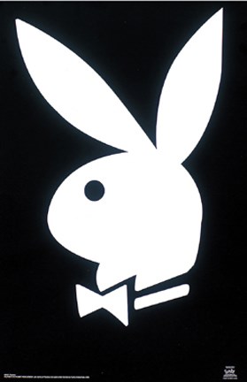 Framed Playboy- Logo Print