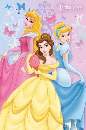 Framed Princess-Butterfly Print