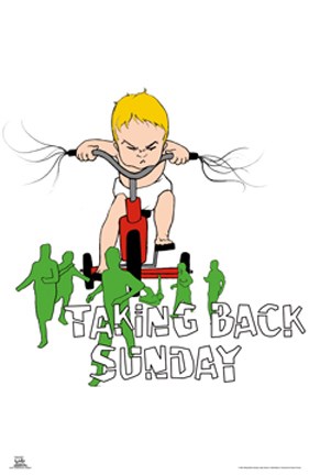 Framed Taking Back Sunday Print