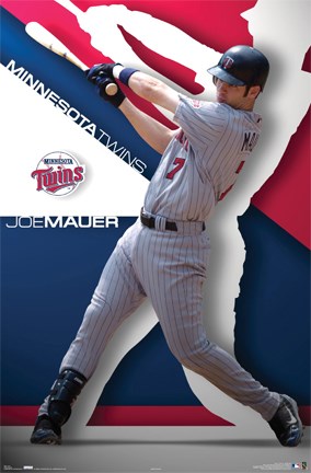 Framed Twins-Joe Mauer Print