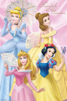 Framed Disney Princess Print