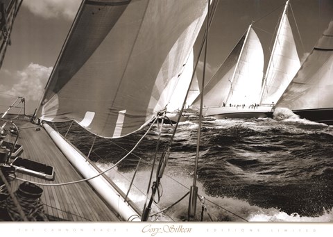 Framed Cannon Race II Print