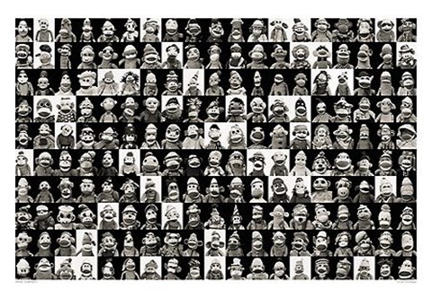 Framed Sock Monkeys Print