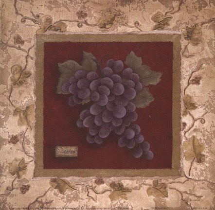 Framed Wine Divine I Print