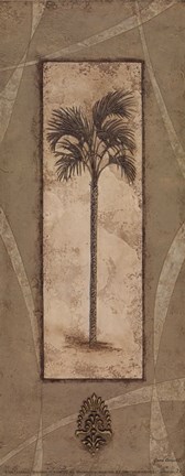 Framed Palm Serenity I Print