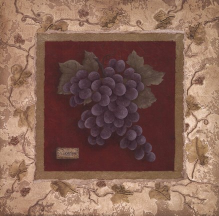 Framed Wine Divine I Print