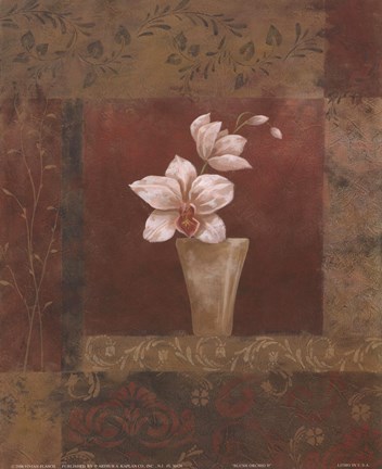 Framed Blush Orchid II Print