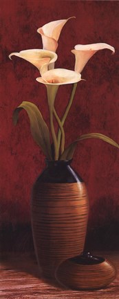 Framed Calla Lily Panel Print