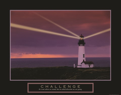 Framed Challenge - Lighthouse Print