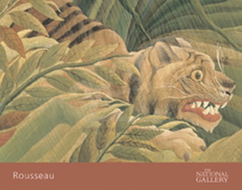 Framed Detail from Tiger in a Tropical Storm (Surprised!), 1891 Print