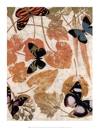 Framed Meadow I (Left) Print