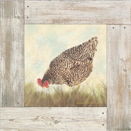 Framed Pecking Order 4 Print