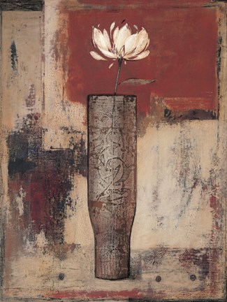 Framed Solitaire Bloom I Print