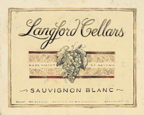 Framed Langford Cellars Print