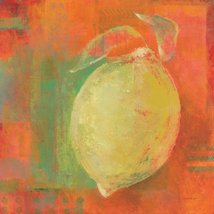 Framed Lemon Impression Print