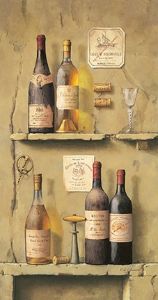 Framed Grand Vin I Print