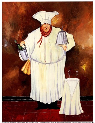 Framed Table Pour Deux Print