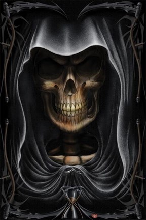 Framed Death (Spiral) Print