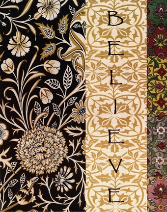 Framed Believe Print