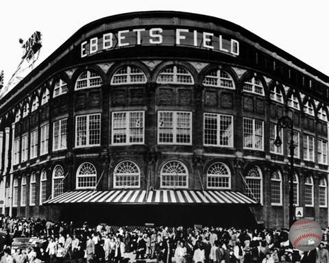 Framed Ebbets Field - Outside #2 Print