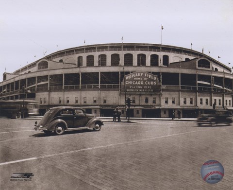 Framed Wrigley Field Print