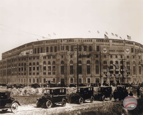 Framed Yankee Stadium  (outside) Print