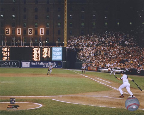 Framed Cal Ripken Jr. 2131 Game #6 Print