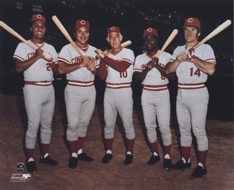 Framed Big Red Machine &amp; Sparky Anderson Print