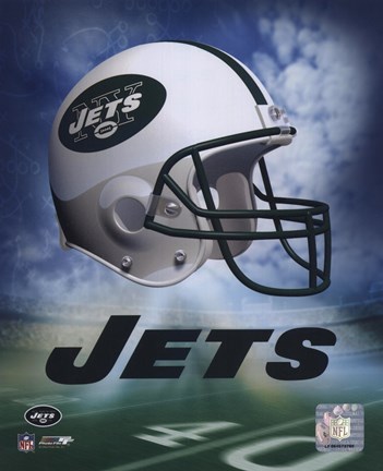 Framed Jets Helmet Logo (&#39;04) Print