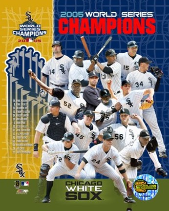2005 White Sox World Series Champions Composite Fine Art Print by