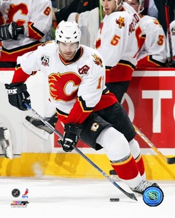 Framed Stephane Yelle - '05 / ' 06 Away Action Print