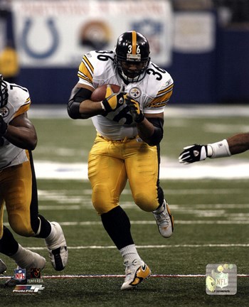 Framed Jerome Bettis - '05 / '06 Action Print