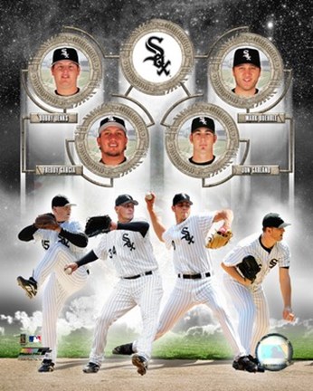 Framed White Sox - 2006 Big 4 Pitchers Print