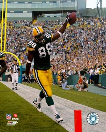 Framed Bubba Franks '06 / '07 Touch Down Celebration Print