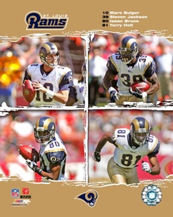 Framed 2006 - Rams "Big 4" Print