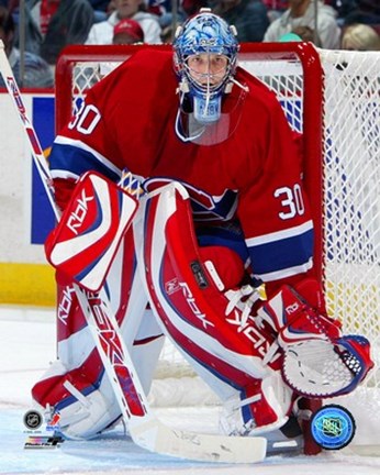 Framed David Aebischer - '06 / '07 Home Action Print