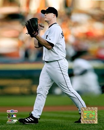 Framed Jeremy Bonderman - 2006 ALDS / Game 4 Print