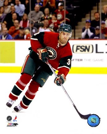 Framed Pavol Demitra - '06 / '07 3rd Jersey Print