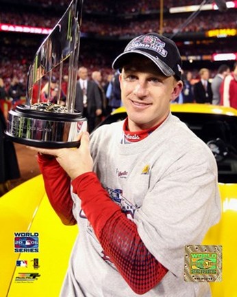 Framed David Eckstein -  2006 World Series MVP (#16) Print