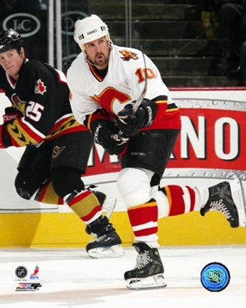 Framed Tony Amonte - '06 / '07 Away Action Print