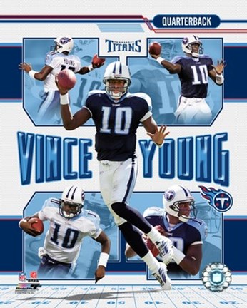 Framed Vince Young - 2006 Portrait Plus Print