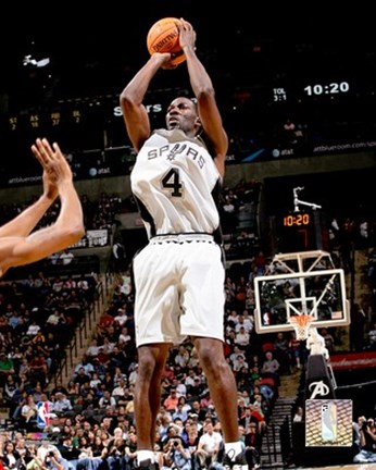 Framed Michael Finley - '06 / '07 Action Print