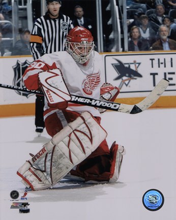 Framed Chris Osgood - '06 / '07 Away Action Print