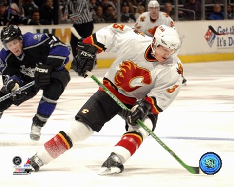 Framed Dion Phaneuf - '06 / '07 Away Action Print