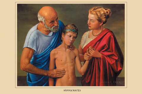 Framed Hippocrates Print
