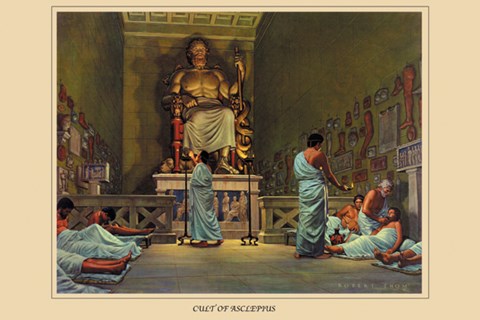 Framed Cult of Asclepius Print