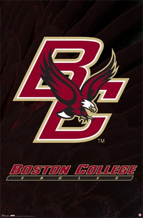 Framed Boston College - Logo Print