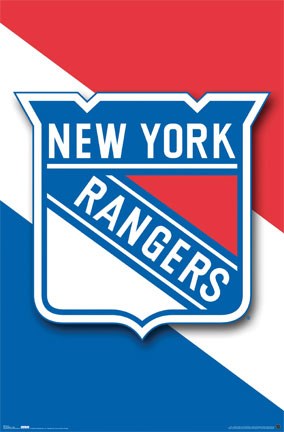 Framed NHL Rangers - Logo Print