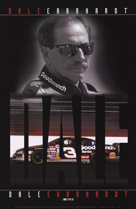 Framed Dale Earnhardt Print